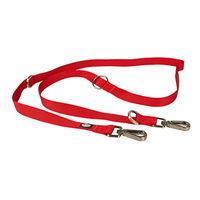 Produktbild von Duvo+ Explor North Duo Hundeleine aus Nylon rot 200 cm 25 mm wasserfest - 200 cm