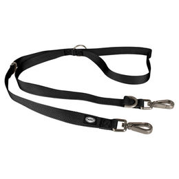 Duvo+ Explor North Duo Hundeleine aus Nylon wasserfest Schwarz 200 cm - 200 cm – Bild 1 von 3