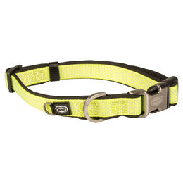 Duvo+ Explor North Hundehalsband aus Nylon in Neongelb Größe S – Bild 1 von 2