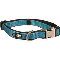 Produktbild von Duvo+ Explor North Hundehalsband aus Nylon in Petrol Blau Größe S 20-35 cm waterproof