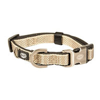 Produktbild von Duvo+ Explor North Hundehalsband aus Nylon in Taupe Größe S (20-35 cm) wasserfest