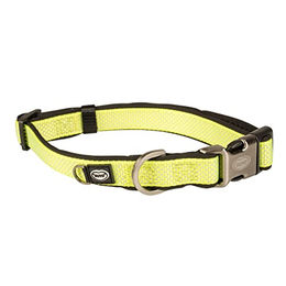 Duvo+ Explor North Hundehalsband aus Nylon wasserfest Neongelb Größe M 30-45 cm – Bild 1 von 2