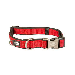 Duvo+ Explor North Hundehalsband aus Nylon wasserfest Rot Größe M 30-45 cm – Bild 1 von 2