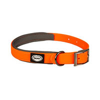 Produktbild von Duvo+ Explor South Hundehalsband aus Biothane wasserfest Neonorange XL 40-65 cm