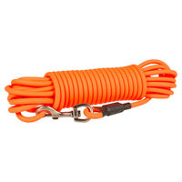 Produktbild von Duvo+ Explor South Schleppleine für Hunde aus Biothane wasserfest Orange 10 m - 10 m