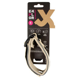 Produktbild von Duvo+ EXPLOR Ultimate Fit Comfy Halsband für Hunde aus Neopren wasserabweisend Farbe Antique White Größe S