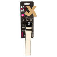Produktbild von Duvo+ EXPLOR Ultimate Fit Comfy Hundehalsband aus Neopren wasserabweisend Farbe Antique White Größe L