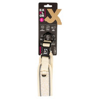 Produktbild von Duvo+ EXPLOR Ultimate Fit Control Halsband für Hunde aus Neopren wasserabweisend Weiß Beige Größe L
