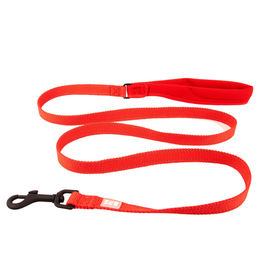 Produktbild von Duvo+ EXPLOR Ultimate Fit Führleine für kleine Hunde in Rot mit Gurtband 160 cm