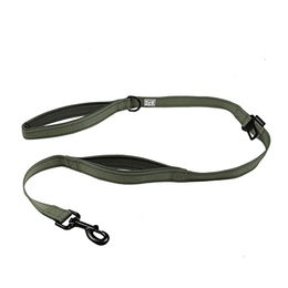 Duvo+ EXPLOR Ultimate Fit On-the-Road Hundeleine mit Neopren für Welpen, Undercover Green, 130 cm x 16 mm, reflektierend und wasserdicht - 1,3 m – Bild 1 von 3