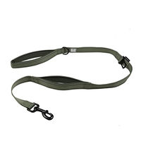 Produktbild von Duvo+ EXPLOR Ultimate Fit On-the-Road Hundeleine mit Neopren für Welpen, Undercover Green, 130 cm x 16 mm, reflektierend und wasserdicht - 1,3 m