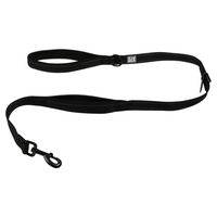 Produktbild von Duvo+ Explor Ultimate Fit On-The-Road Hundeleine mit Neopren Schwarz Grau 130cm - 1,3 m