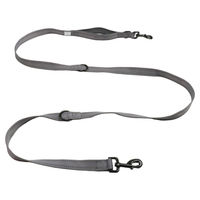 Produktbild von Duvo+ EXPLOR Ultimate Fit Trainingsleine Safety Schleppleine mit Neopren in Silber Grau reflektierend