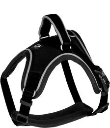 Duvo+ EXPLOR West Hundegeschirr aus Nylon Schwarz XL wasserdicht 65-80 cm – Bild 1 von 3