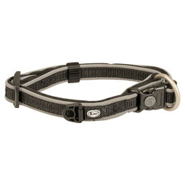 Duvo+ Explor West Hundehalsband aus wasserdichtem Nylon Schwarz Größe M – Bild 1 von 3