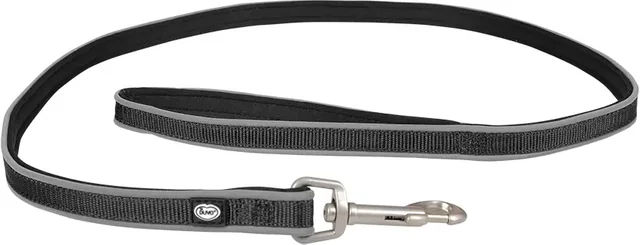 Duvo+ Explor West Hundeleine aus wasserdichtem Nylon Schwarz S-M 120 cm - 120 cm – Bild 1 von 2