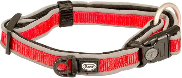 Duvo+ Explorer West Hundehalsband aus Nylon wasserdicht Rot XL 40-65 cm – Bild 1 von 3