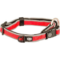Produktbild von Duvo+ Explorer West Hundehalsband aus Nylon wasserdicht Rot XL 40-65 cm