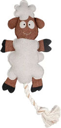 Duvo+ Farm Friends Sebastian Sheep Plüschspielzeug für Hunde mit Quietscher 49 cm – Bild 1 von 3