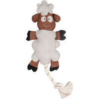 Produktbild von Duvo+ Farm Friends Sebastian Sheep Plüschspielzeug für Hunde mit Quietscher 49 cm