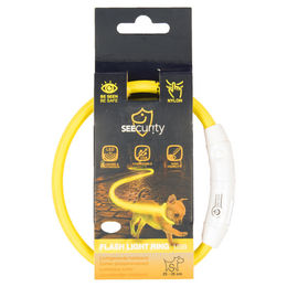 Produktbild von Duvo+ Flash Light Ring Hundespielzeug aus Nylon in Gelb 35 cm - 35 cm