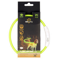 Produktbild von Duvo+ Flash Light Ring USB Leuchthalsband für Hunde aus Nylon in Grün