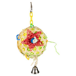 Duvo+ Forage Bambus Pinata Intelligenzspielzeug für Vögel und Papageien bunt – Bild 1 von 2