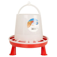 Produktbild von Duvo+ Futterautomat aus Kunststoff für Hühner und Vögel mit Standfüßen 8 kg - 8 kg