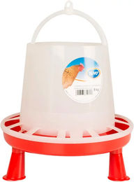 Duvo+ Futterautomat für Hühner und Vögel aus Kunststoff mit Standfüßen 3 kg - 3 l – Bild 1 von 3