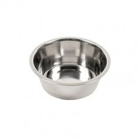 Produktbild von Duvo+ Futternapf aus Edelstahl 28 cm Silber Rot - 28 cm
