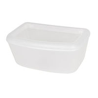Produktbild von Duvo+ Futternapf aus Kunststoff transparent für Hunde