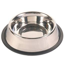 Duvo+ Futternapf Classic Fix aus Edelstahl in Silber Größe L - 0,95 l – Bild 1 von 2