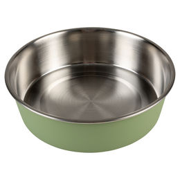 Produktbild von Duvo+ Futternapf Fix aus Edelstahl in Grün Durchmesser 20,3 cm - 1,5 l