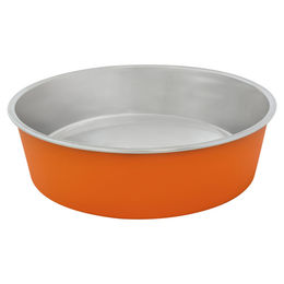 Produktbild von Duvo+ Futternapf Fix aus Edelstahl in Orange für Hunde Ø 20,3 cm