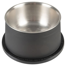 Duvo+ Futternapf Fix Conic aus Edelstahl schwarz Durchmesser 19,0 cm - 0,8 l – Bild 1 von 1