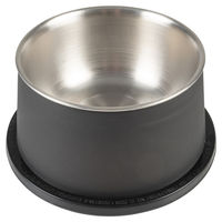 Produktbild von Duvo+ Futternapf Fix Conic aus Edelstahl schwarz Durchmesser 19,0 cm - 0,8 l