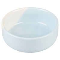 Produktbild von Duvo+ Futternapf Stone Grace aus Keramik für Hunde und Katzen blau/weiß - 600 ml