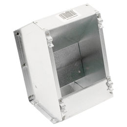 Duvo+ Futterspender für Kaninchen aus verzinktem Metall in Silber – Bild 1 von 2