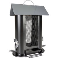 Produktbild von Duvo+ Futterspender Futtersäule aus Metall für Nüsse Schwarz