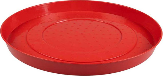 Duvo+ Futtertrog für Hühner aus Kunststoff in Rot – Bild 1 von 2