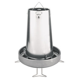 Duvo+ Futtertrog für Geflügel aus Metall verzinkt mit Füßen - 10 kg – Bild 1 von 2