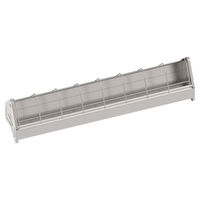 Produktbild von Duvo+ Futtertrog für Hühner aus verzinktem Metall Größe S
