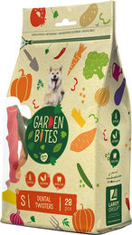 Duvo+ Garden Bites Dental Twisters Zahnpflege-Snack für Hunde S 13 cm 420 g Vegan und Glutenfrei - 28 x 15 g – Bild 1 von 5