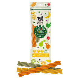 Produktbild von Duvo+ Garden Bites Fruity Dental Swirls Zahnpflege-Snack für Hunde XL 25 cm vegan und glutenfrei