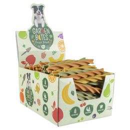 Produktbild von Duvo+ Garden Bites Fruity Dental Swirls Zahnpflege-Snack Vegan Glutenfrei Ohne tierisches Protein Größe L