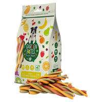 Produktbild von Duvo+ Garden Bites Fruity Dental Twizzlers Zahnpflege-Snack für Hunde Vegan Glutenfrei Ohne tierisches Protein 300 g