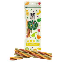 Produktbild von Duvo+ Garden Bites Fruity Dental Twizzlers Zahnpflege-Snack für Hunde Vegan Glutenfrei XL 240 g