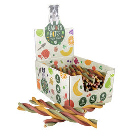 Produktbild von Duvo+ Garden Bites Fruity Dental Twizzlers Zahnpflege-Snack glutenfrei und ohne tierisches Protein