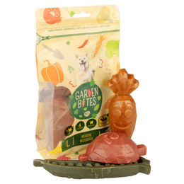 Produktbild von Duvo+ Garden Bites Veggie Buddies Zahnpflege-Snack Vegan und Glutenfrei Größe L