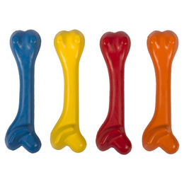 Duvo+ Gummiknochen Kauspielzeug aus Gummi bunt 20 cm – Bild 1 von 3